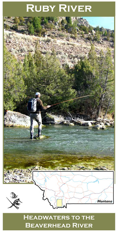 Ruby River 11x17 Map Ruby River 11x17 Map